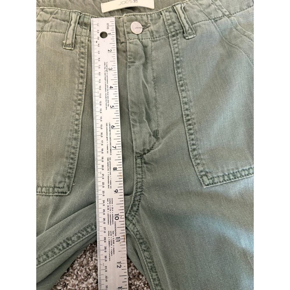 Joe’s Jeans Utility Jogger Pants Women’s 27 Sage Lyocell Blend Zip Ankle Cargo - Picture 6 of 14